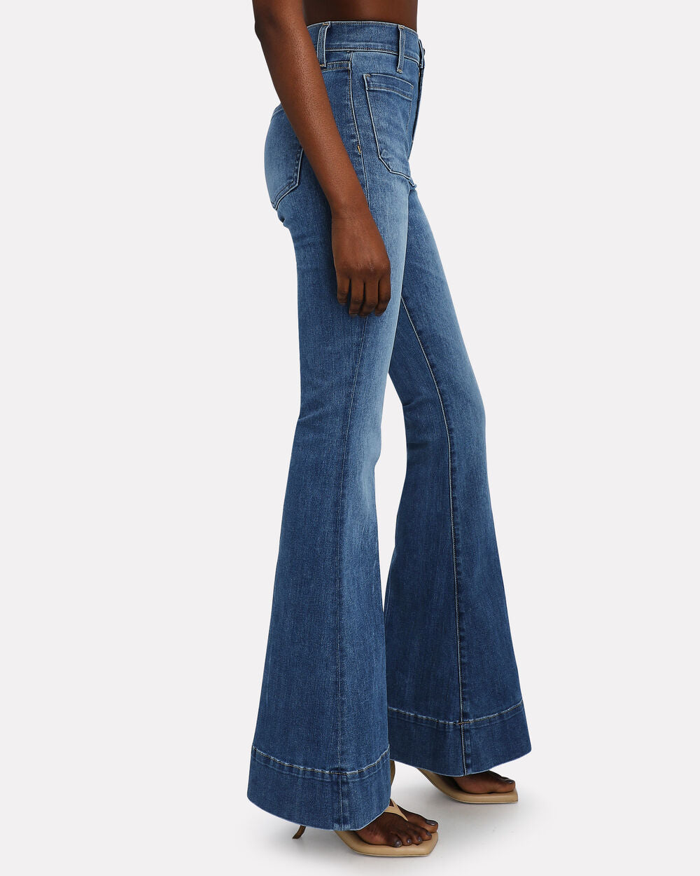 Intermix - Sheridan Flared High-Rise Jeans -