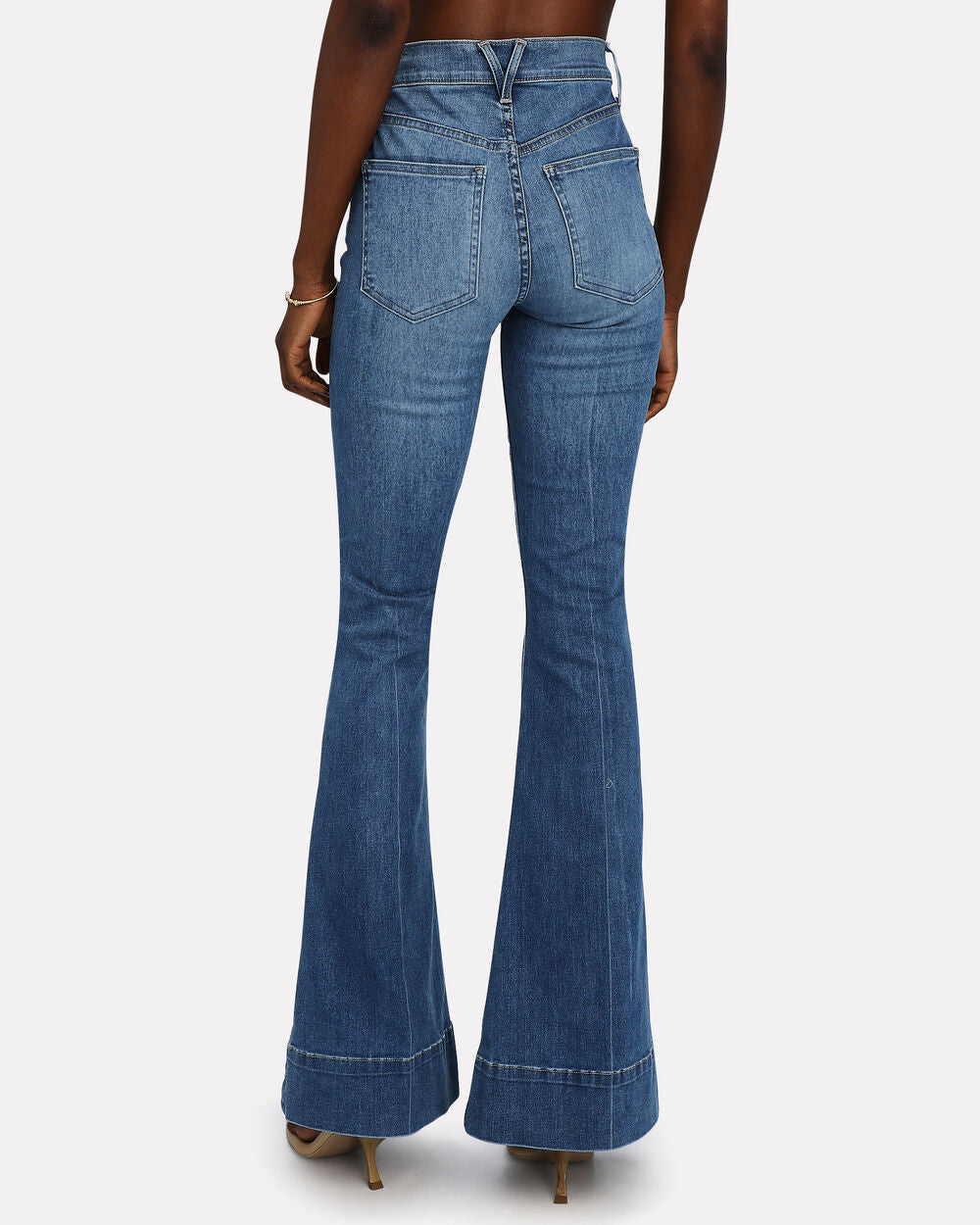 Intermix - Sheridan Flared High-Rise Jeans -