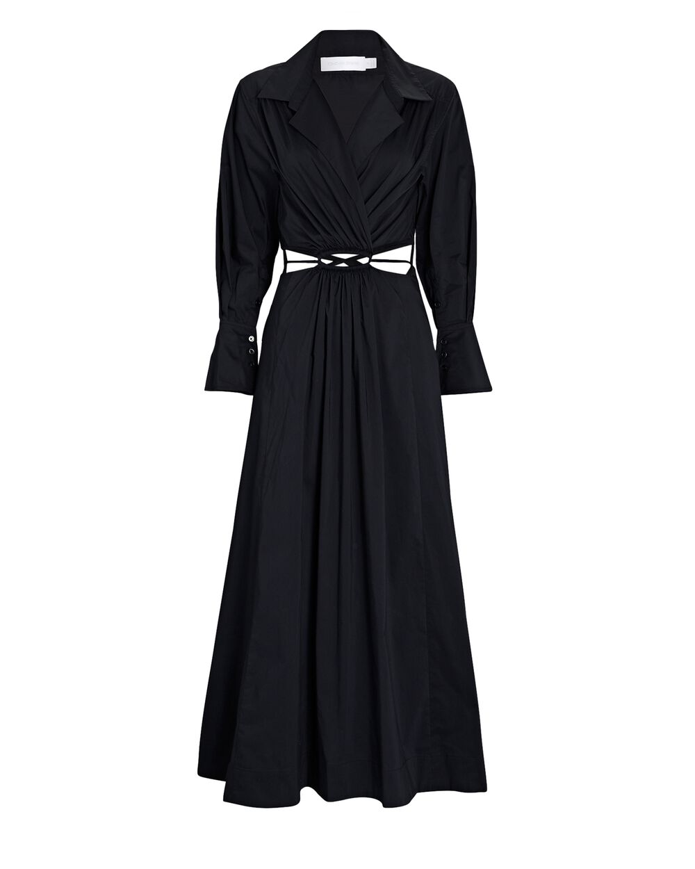 Intermix - Alex Cut-Out Poplin Shirt Dress -