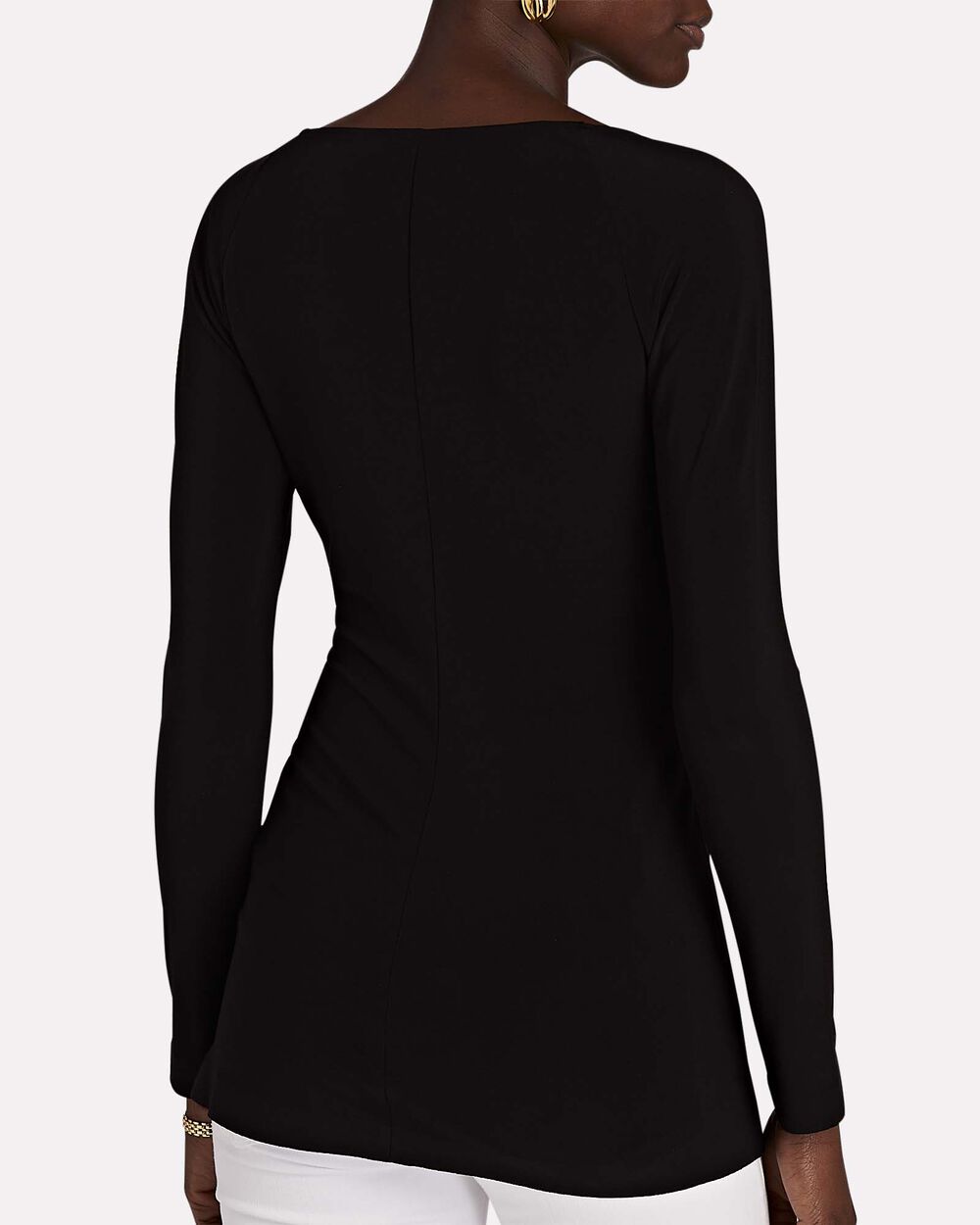 Intermix - Draped Sweetheart Jersey Top -