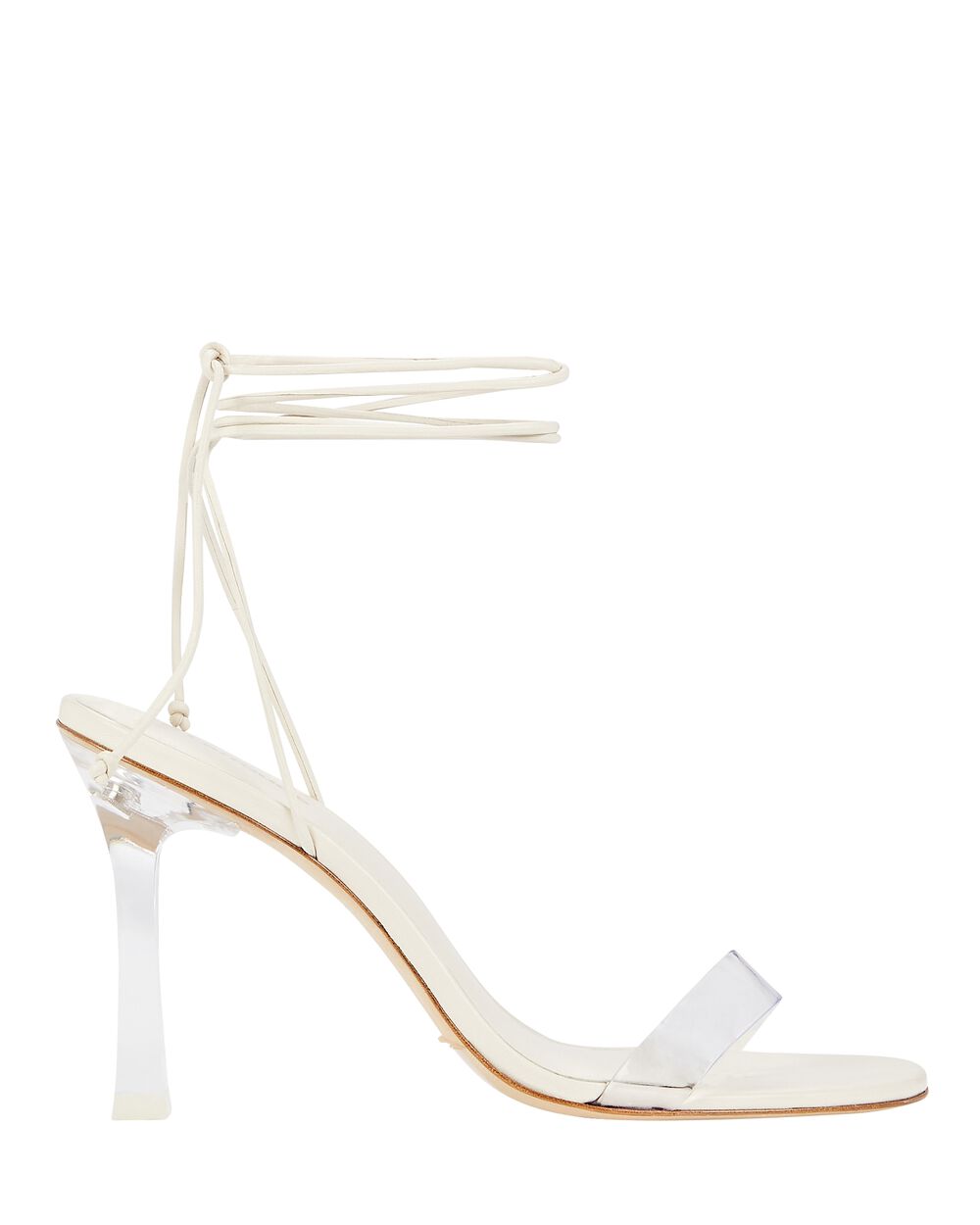 Intermix - Gloria Vinyl Ankle-Wrap Sandals -