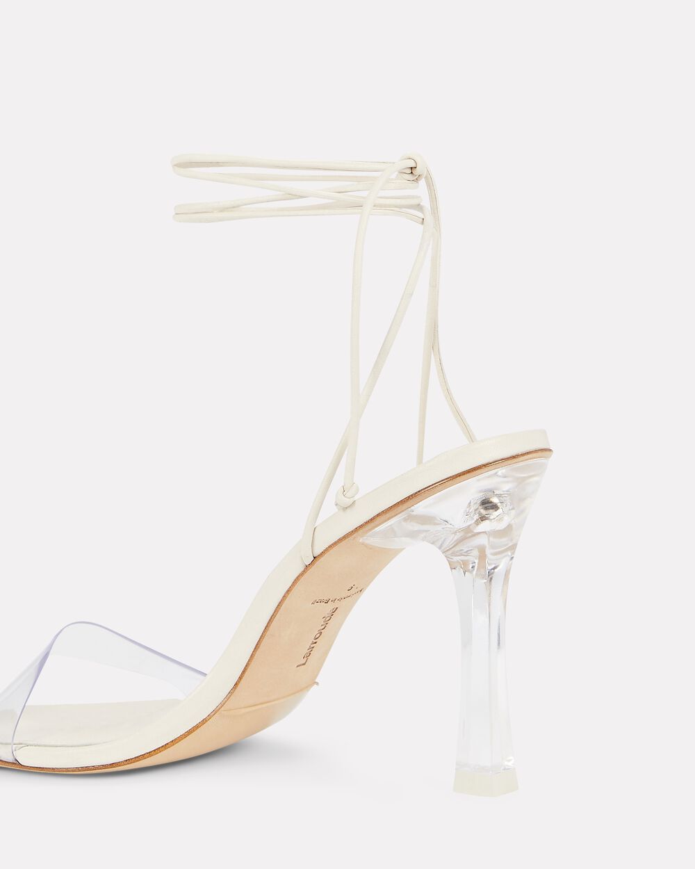 Intermix - Gloria Vinyl Ankle-Wrap Sandals -