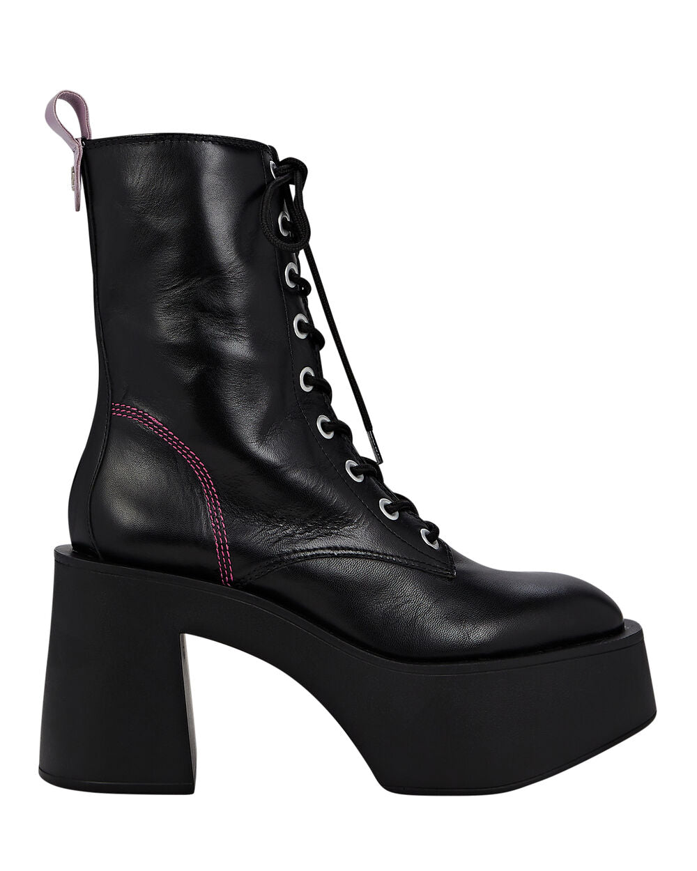 Intermix - Olivia Leather Platform Combat Boots -