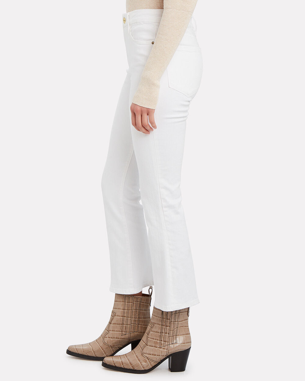 Intermix - Le Crop Mini Boot Jeans -
