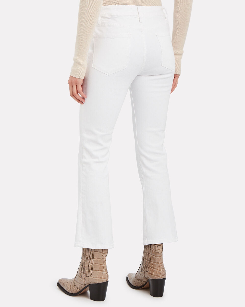 Intermix - Le Crop Mini Boot Jeans -