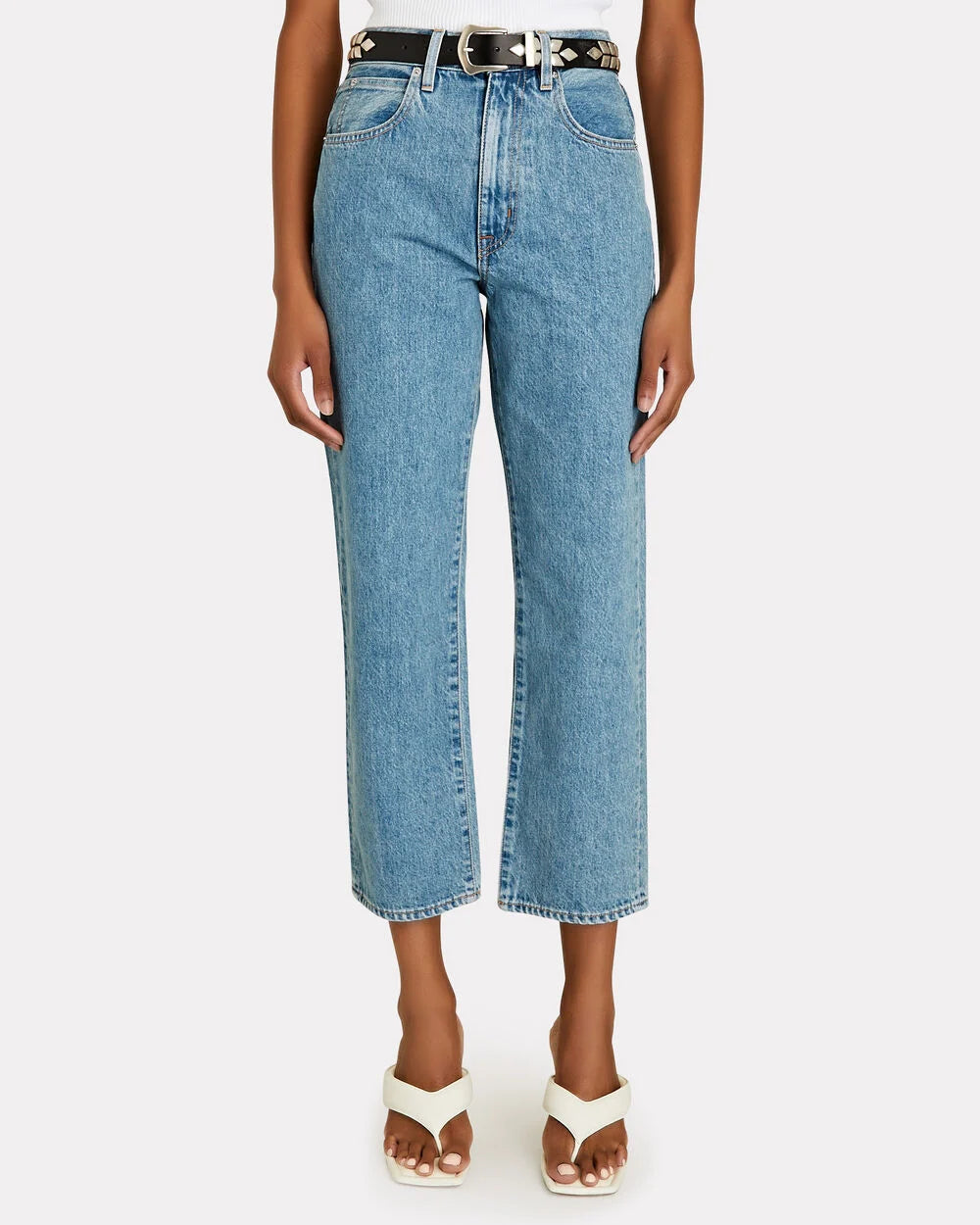 Intermix - London Cropped High-Rise Jeans -