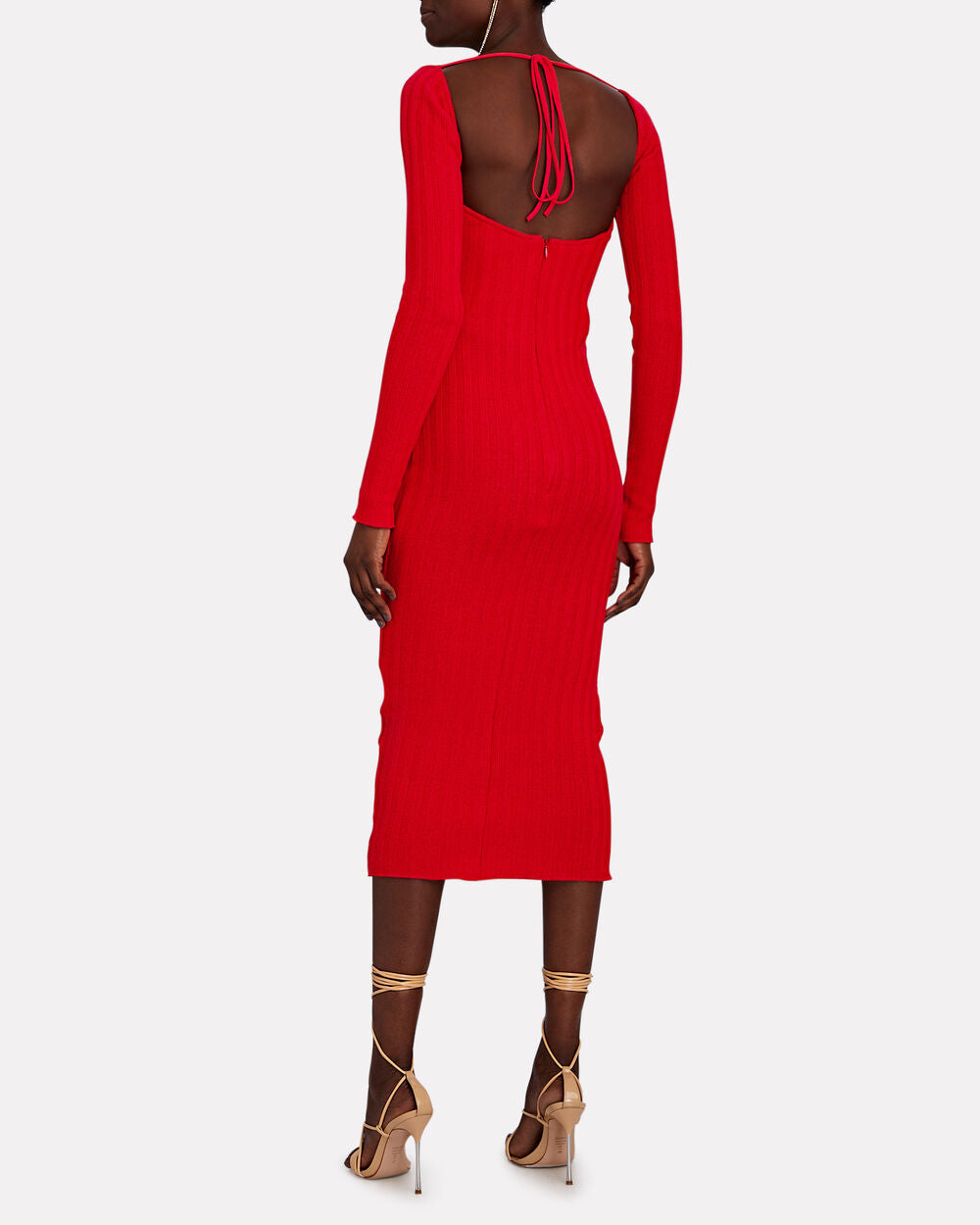 Intermix - Ribbed Wool-Blend Midi Dress -