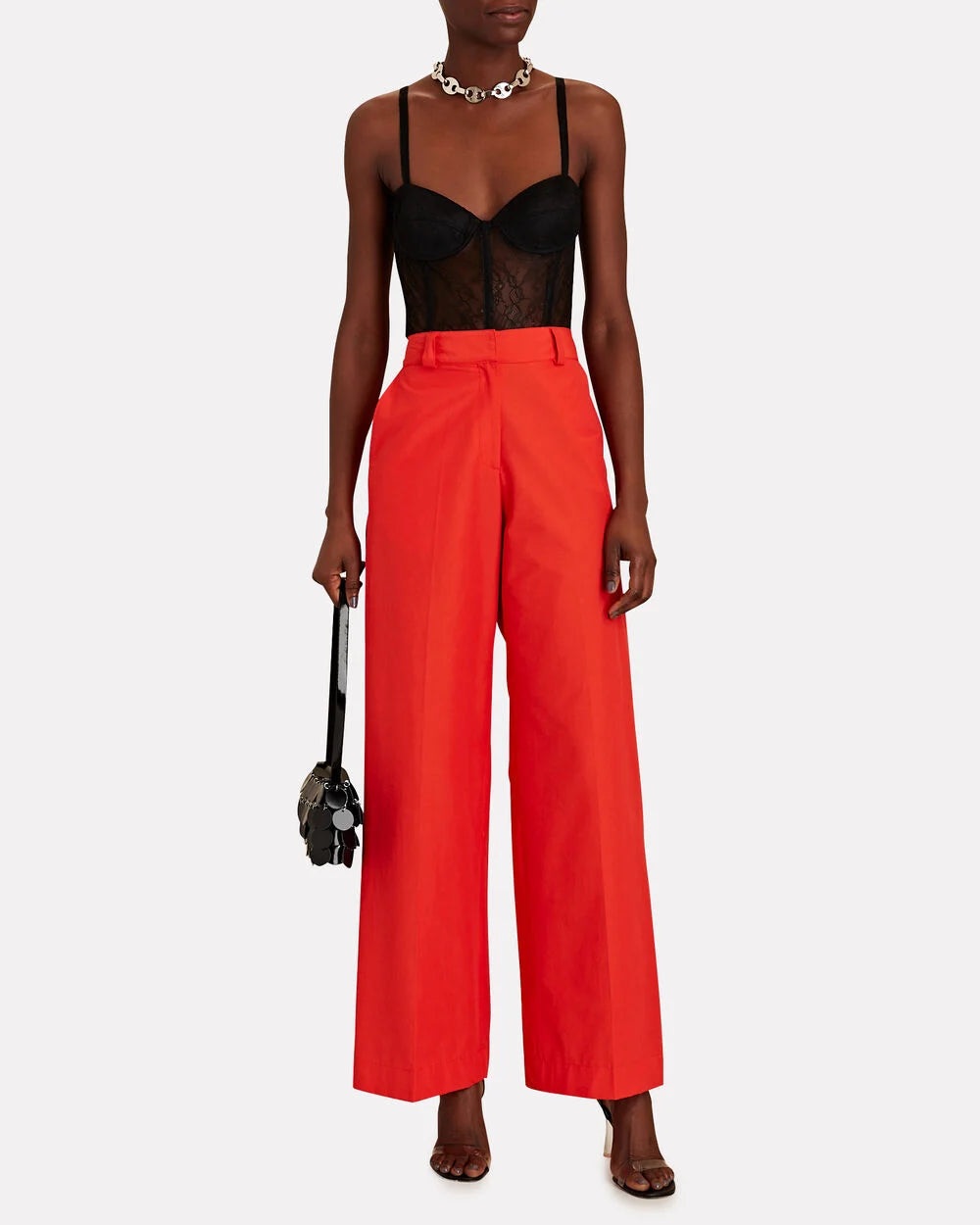 Intermix - Sheer Lace Bodysuit -