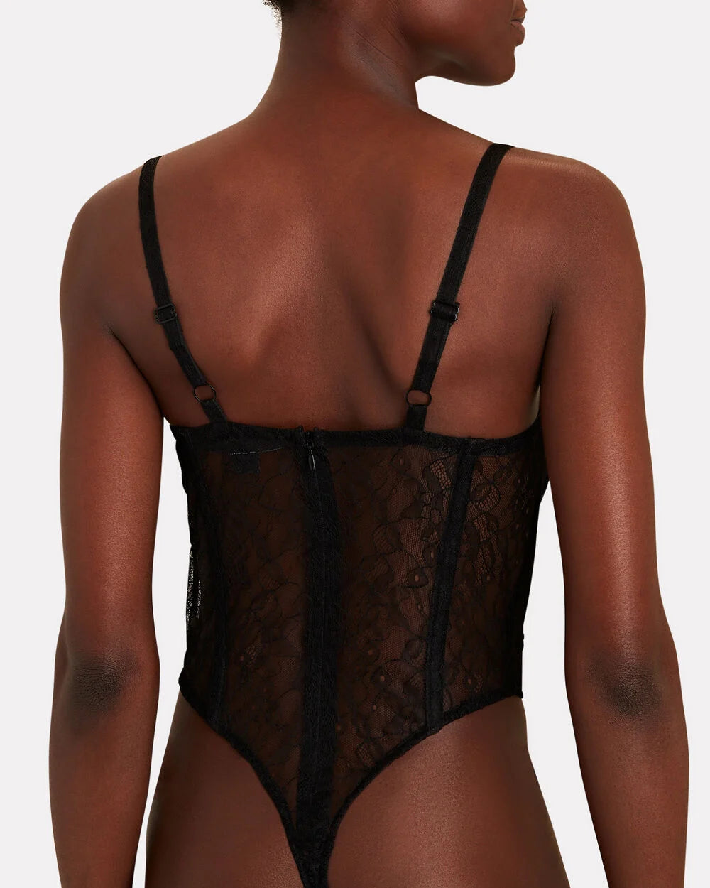 Intermix - Sheer Lace Bodysuit -