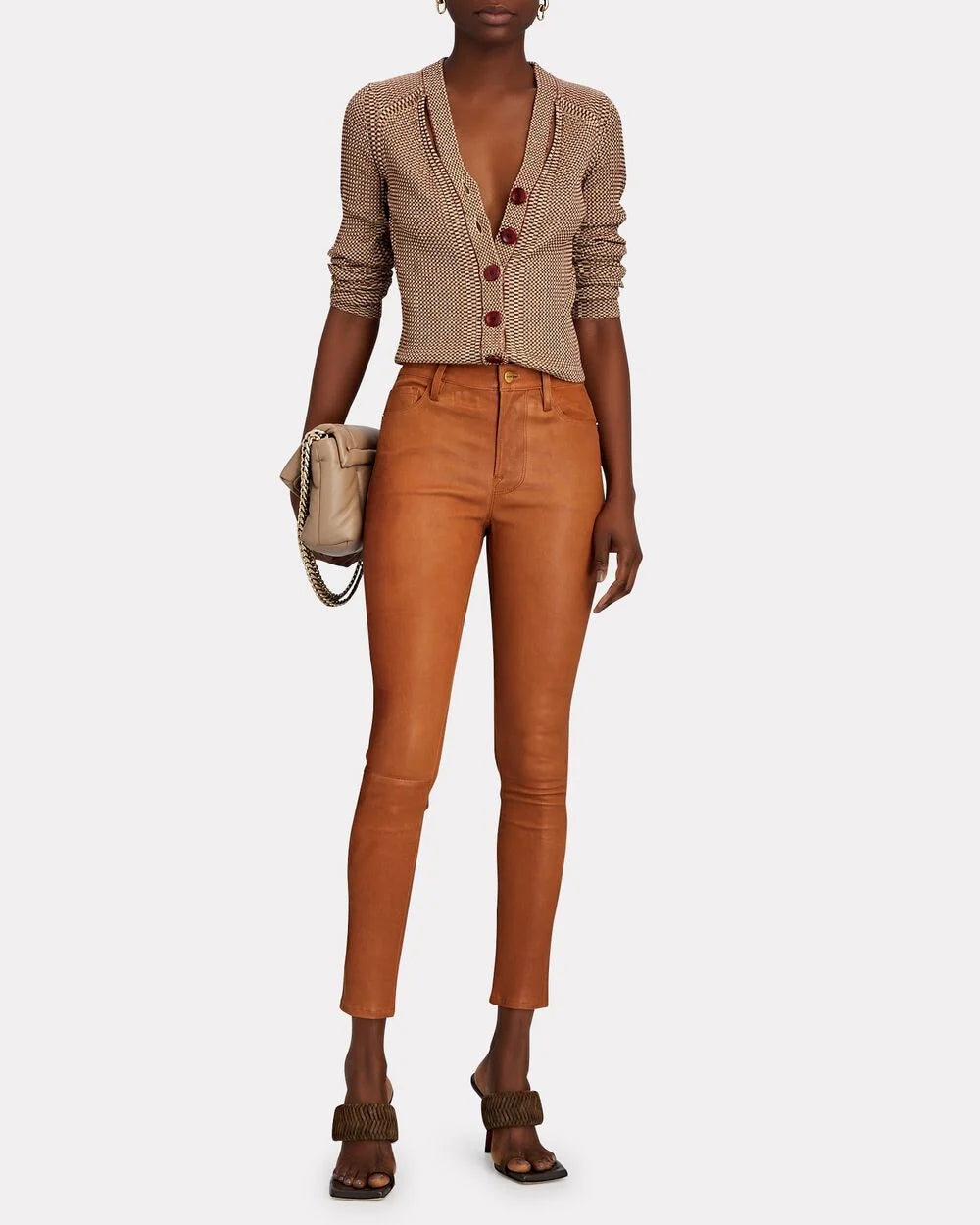 Intermix - Le High Skinny Leather Pants -