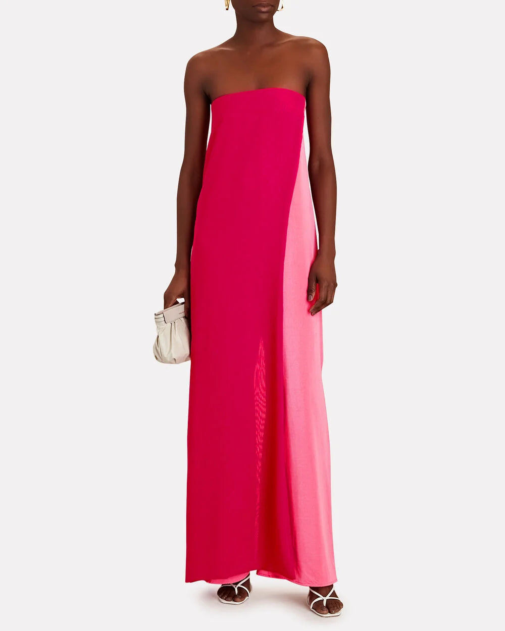 Intermix - Macumba Strapless Satin Jersey Jumpsuit -