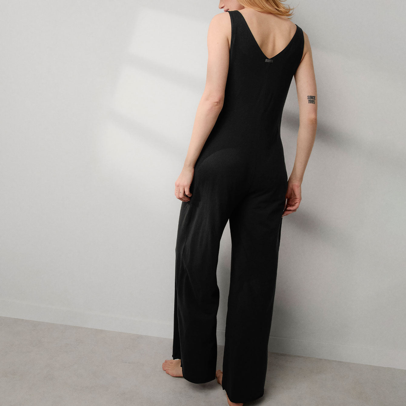 Intermix - Organic Pima Double V Jumpsuit -