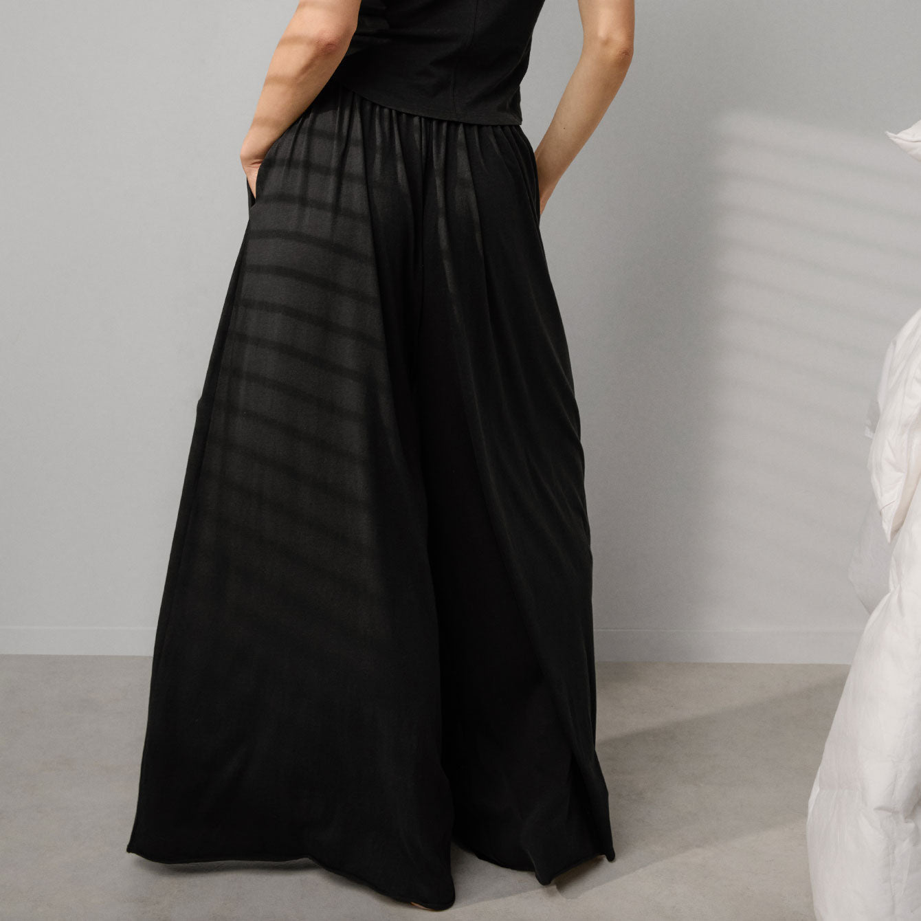 Intermix - Organic Pima Wide Leg Pant -
