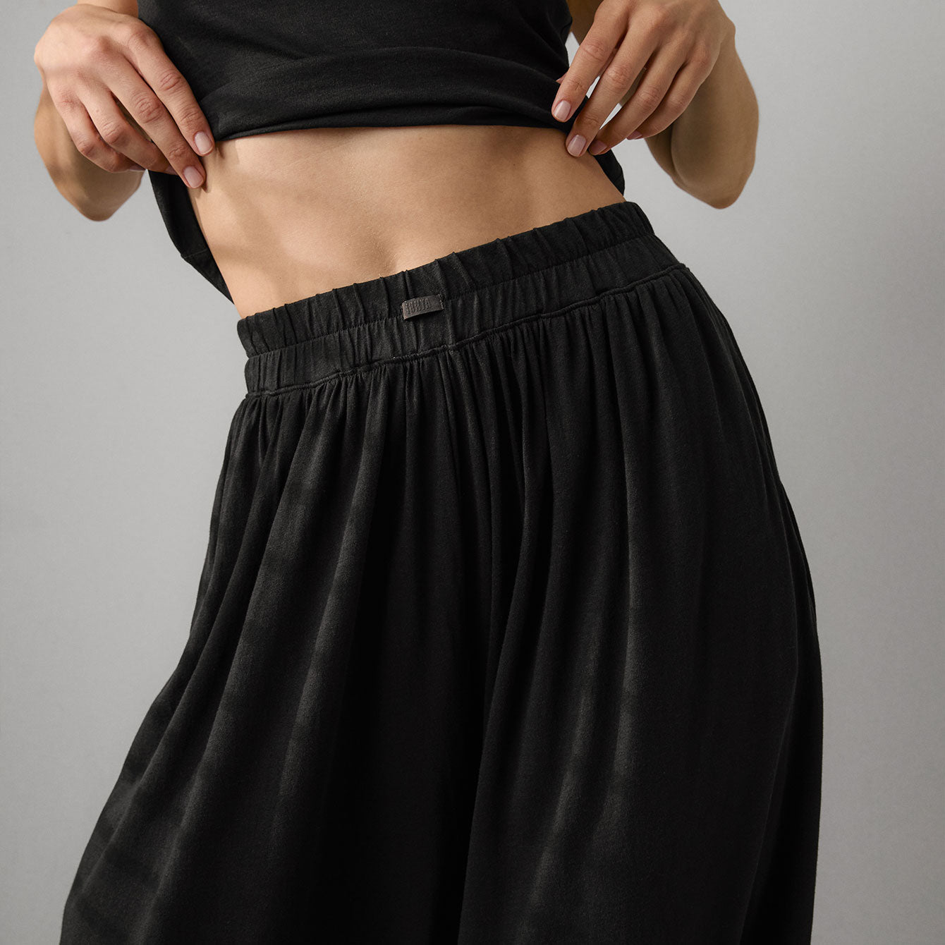Intermix - Organic Pima Wide Leg Pant -