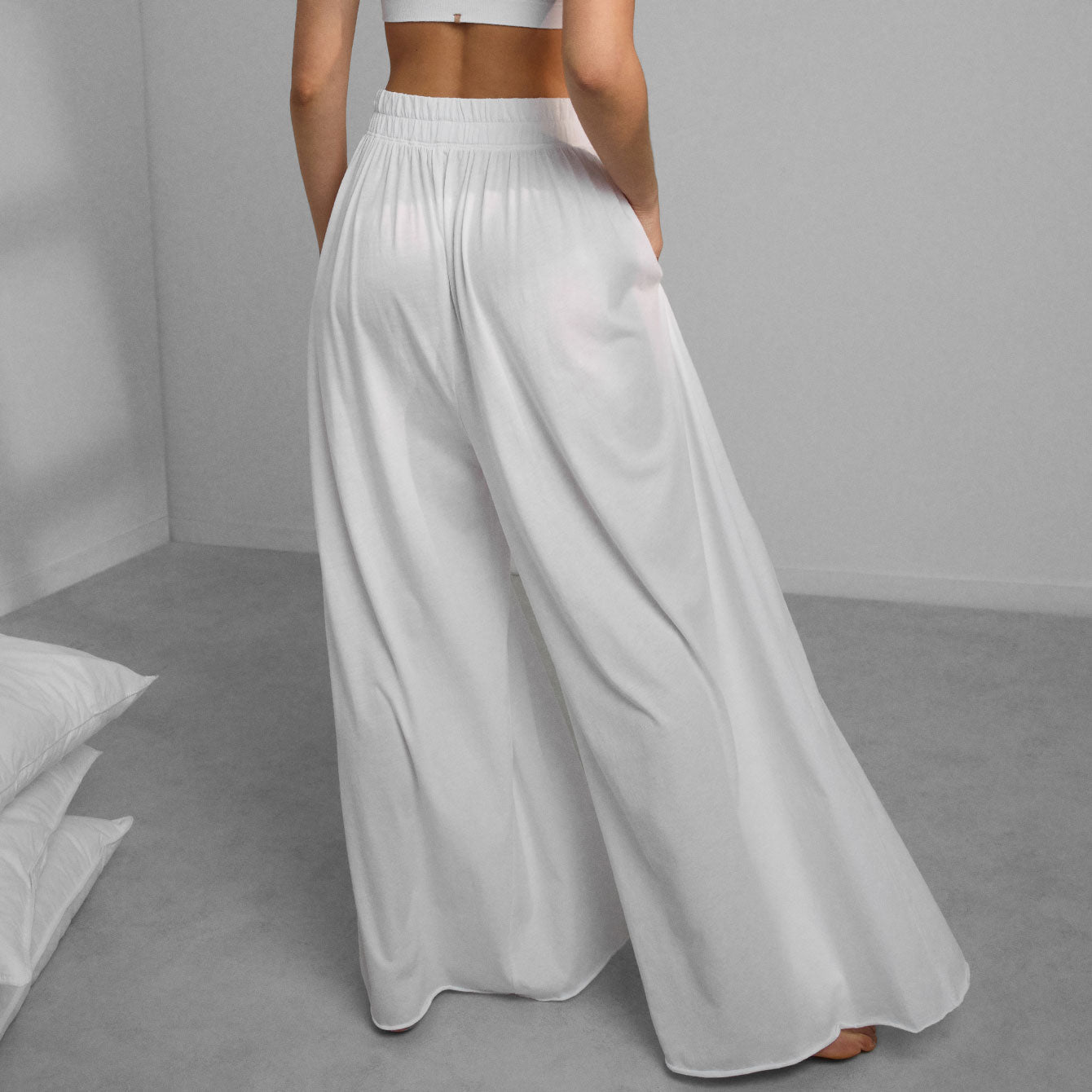 Intermix - Organic Pima Wide Leg Pant -