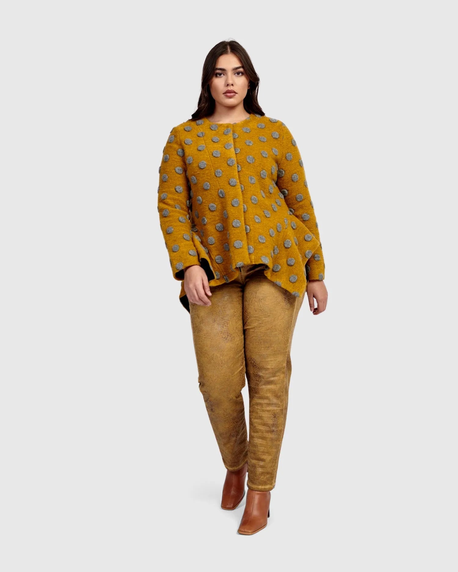 Intermix - Crocodile Iconic Stretch Jeans, Ochre -