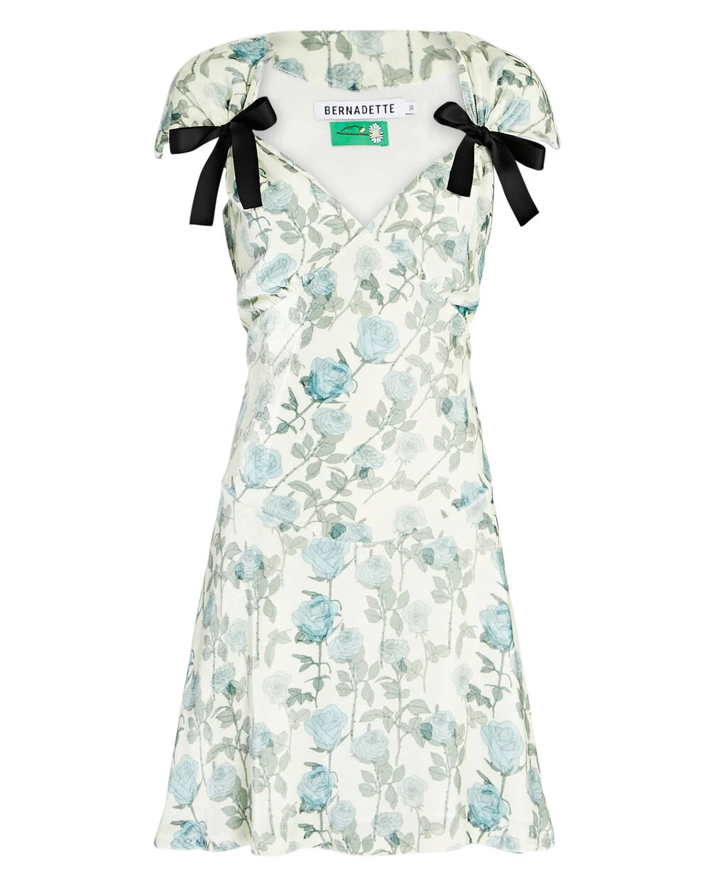 Intermix - Juliette Floral Velvet Mini Dress -