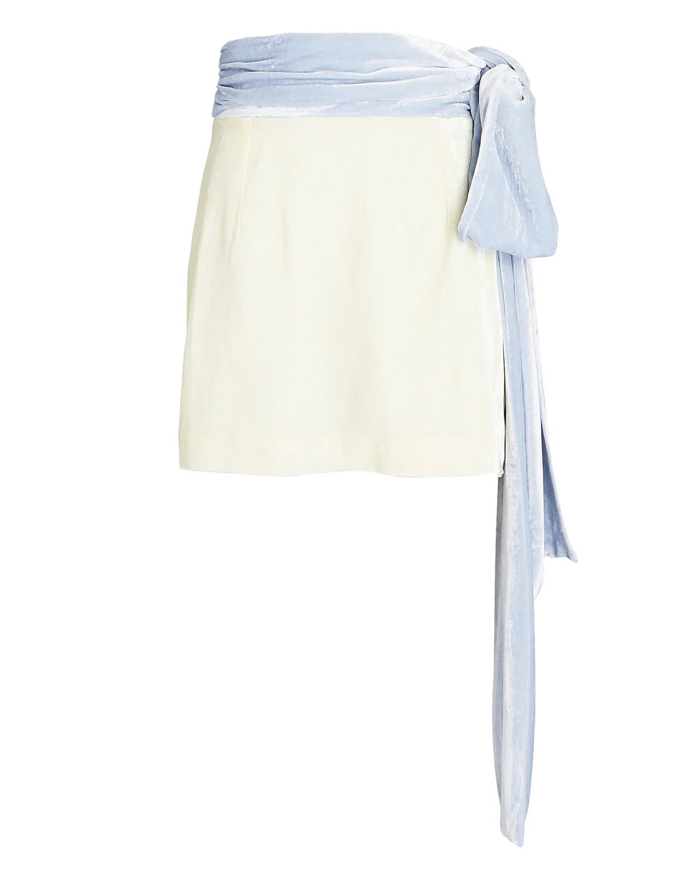 Intermix - Bernard Belted Velvet Mini Skirt -