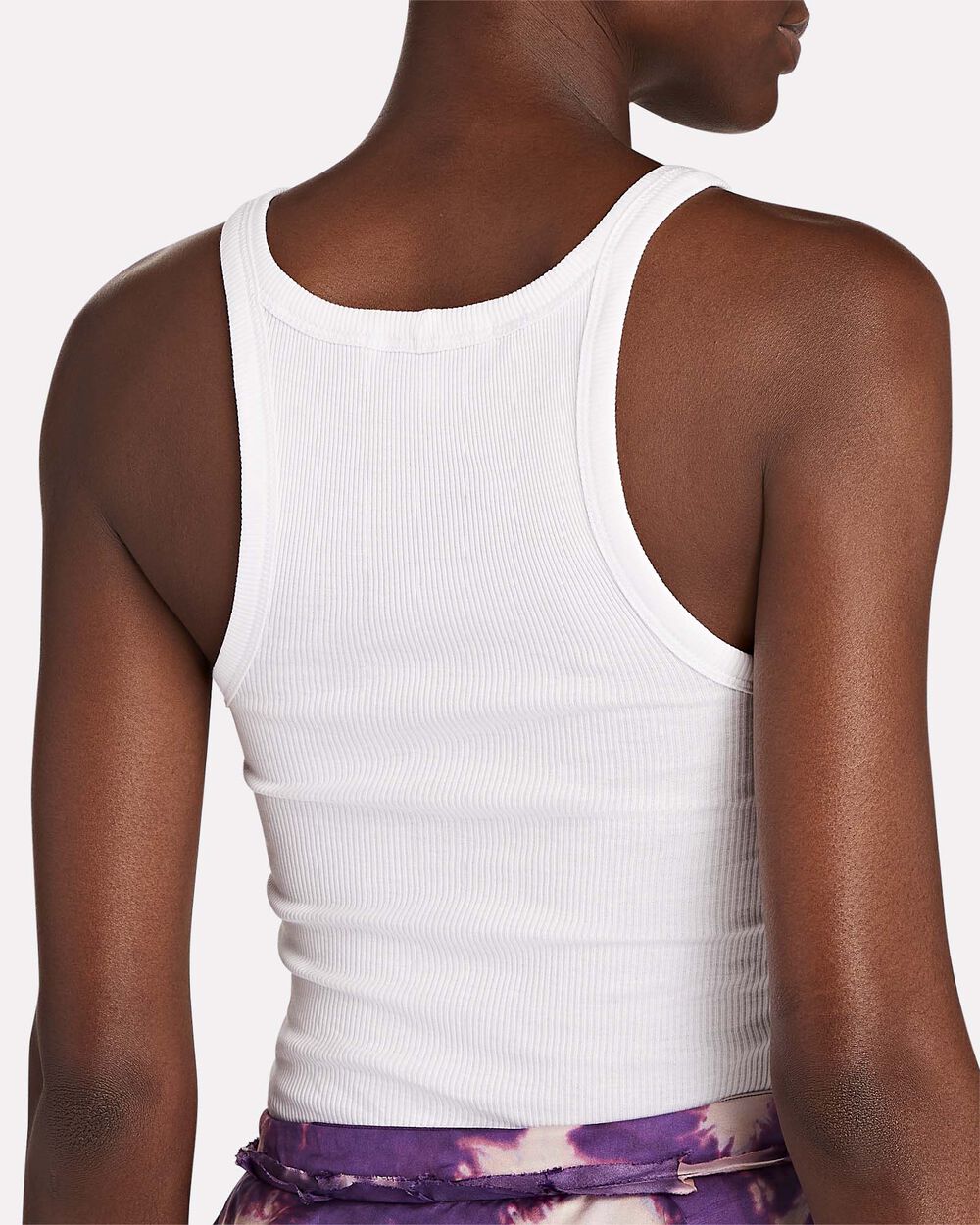 Intermix - Ronnie Ribbed Cotton Tank Top -