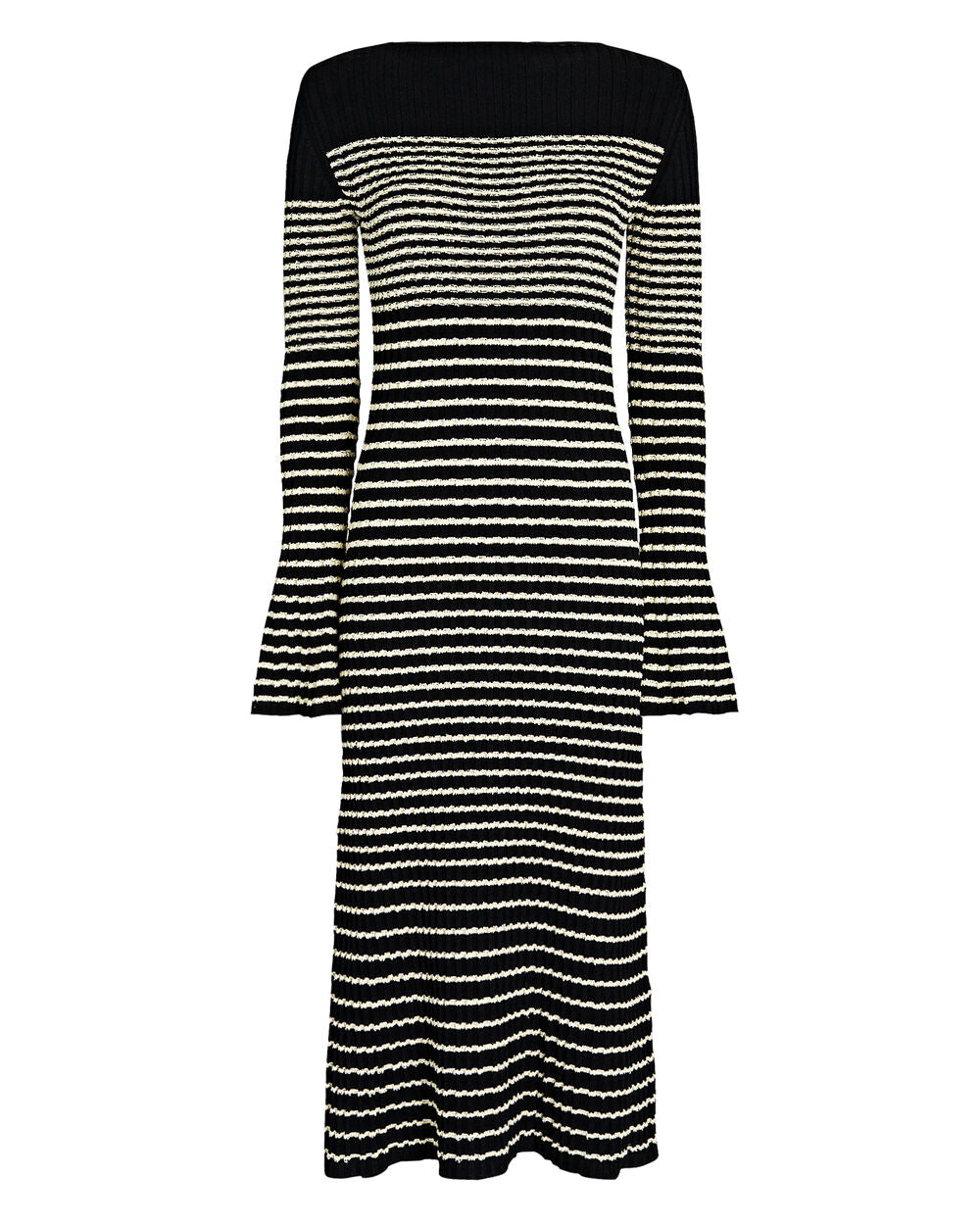 Intermix - Striped Boucle´ Knit Midi Dress -