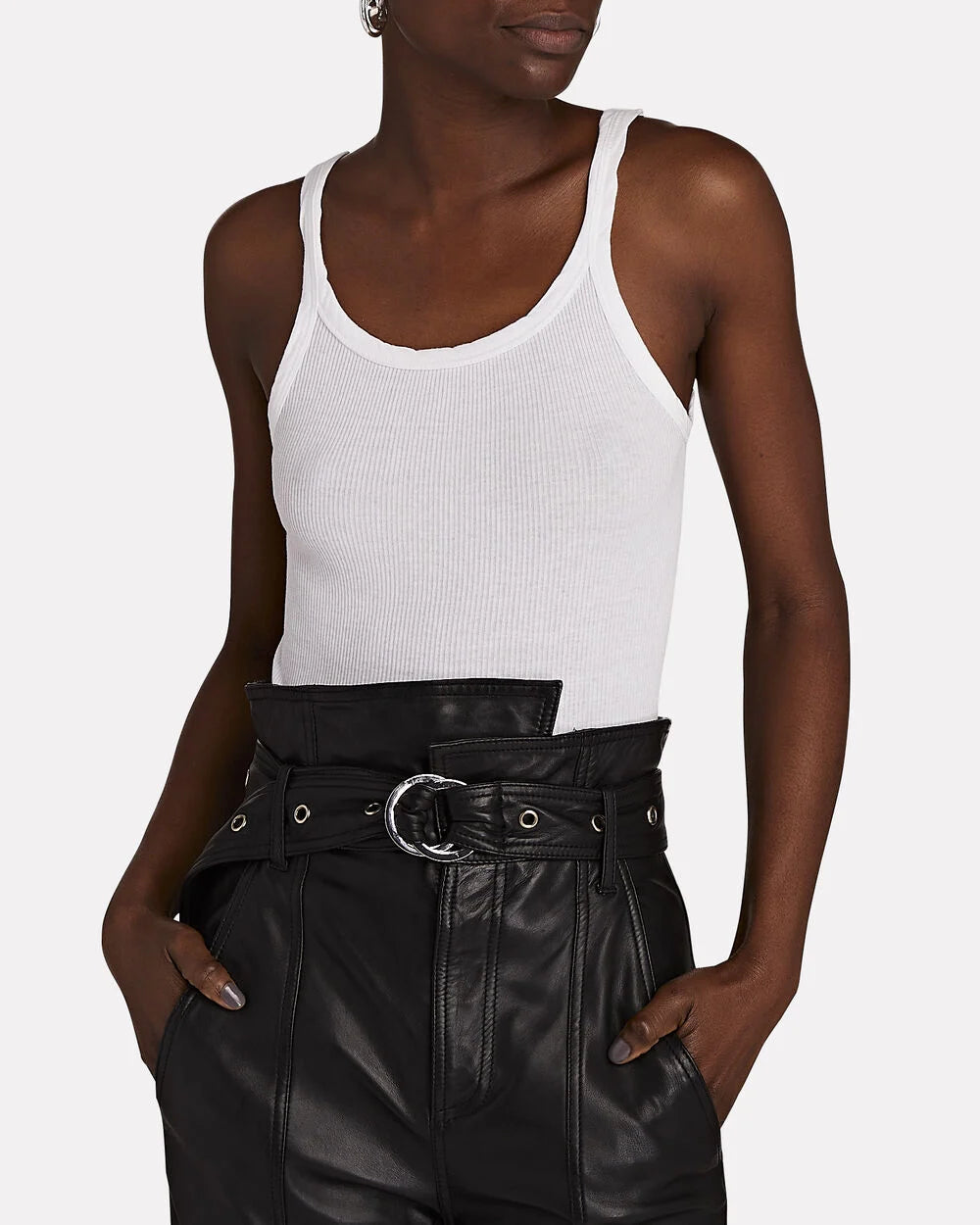 Intermix - The Ribbed Cotton Tank -