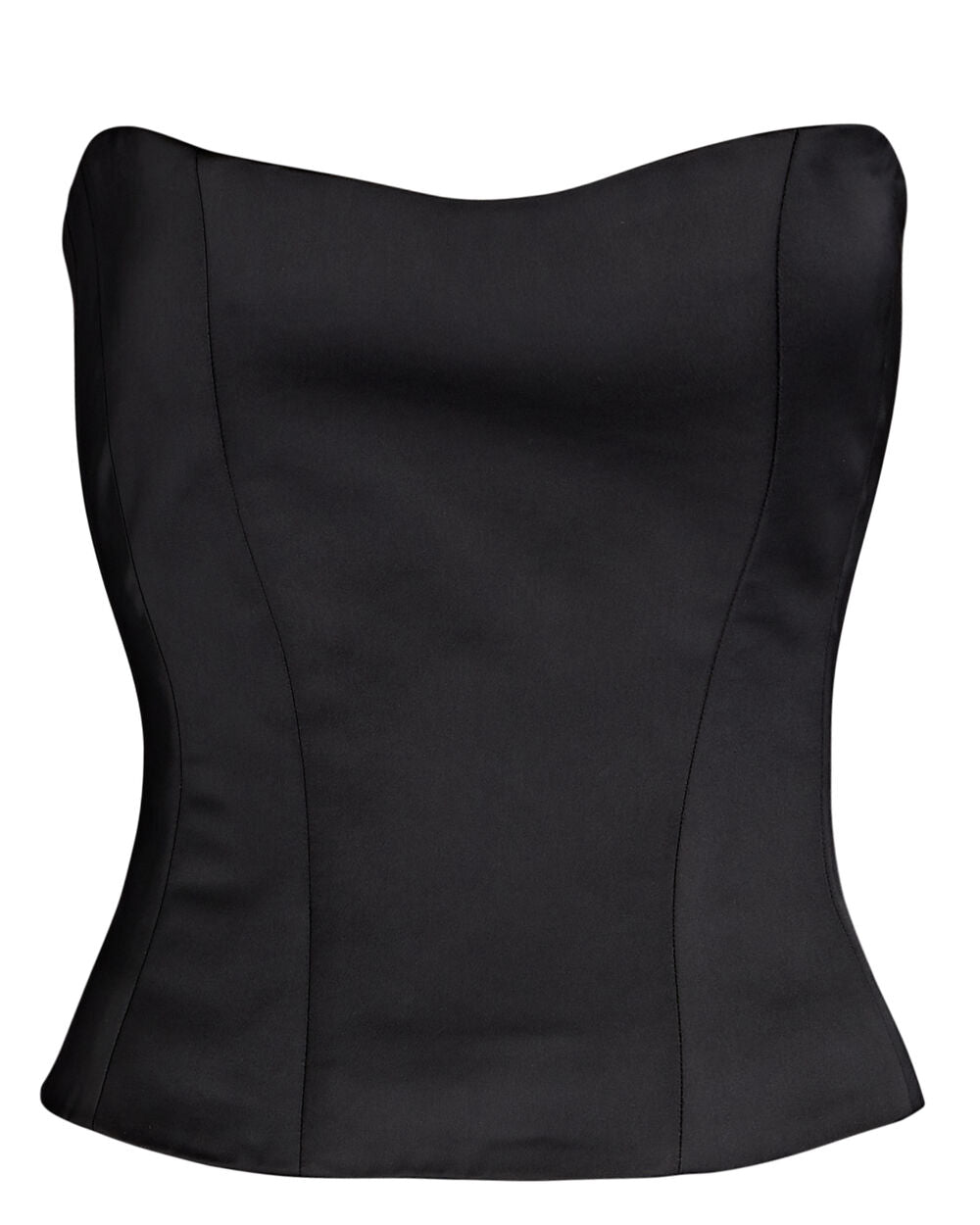 Intermix - Strapless Satin Corset Top -