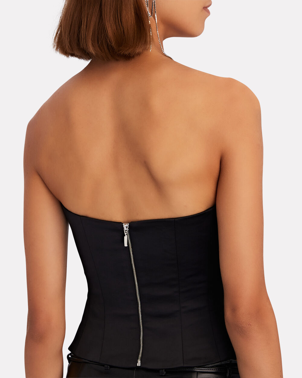 Intermix - Strapless Satin Corset Top -