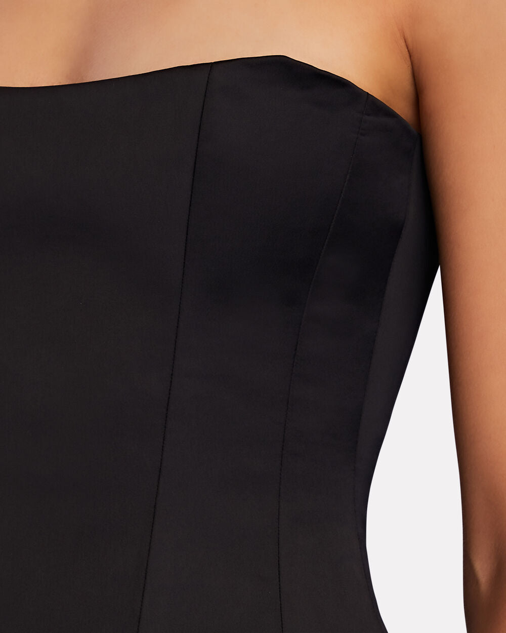 Intermix - Strapless Satin Corset Top -