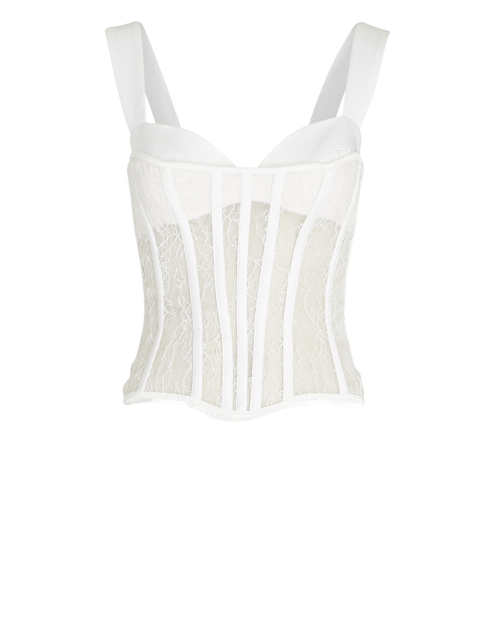 Intermix - Corded Lace Bustier Corset Top -