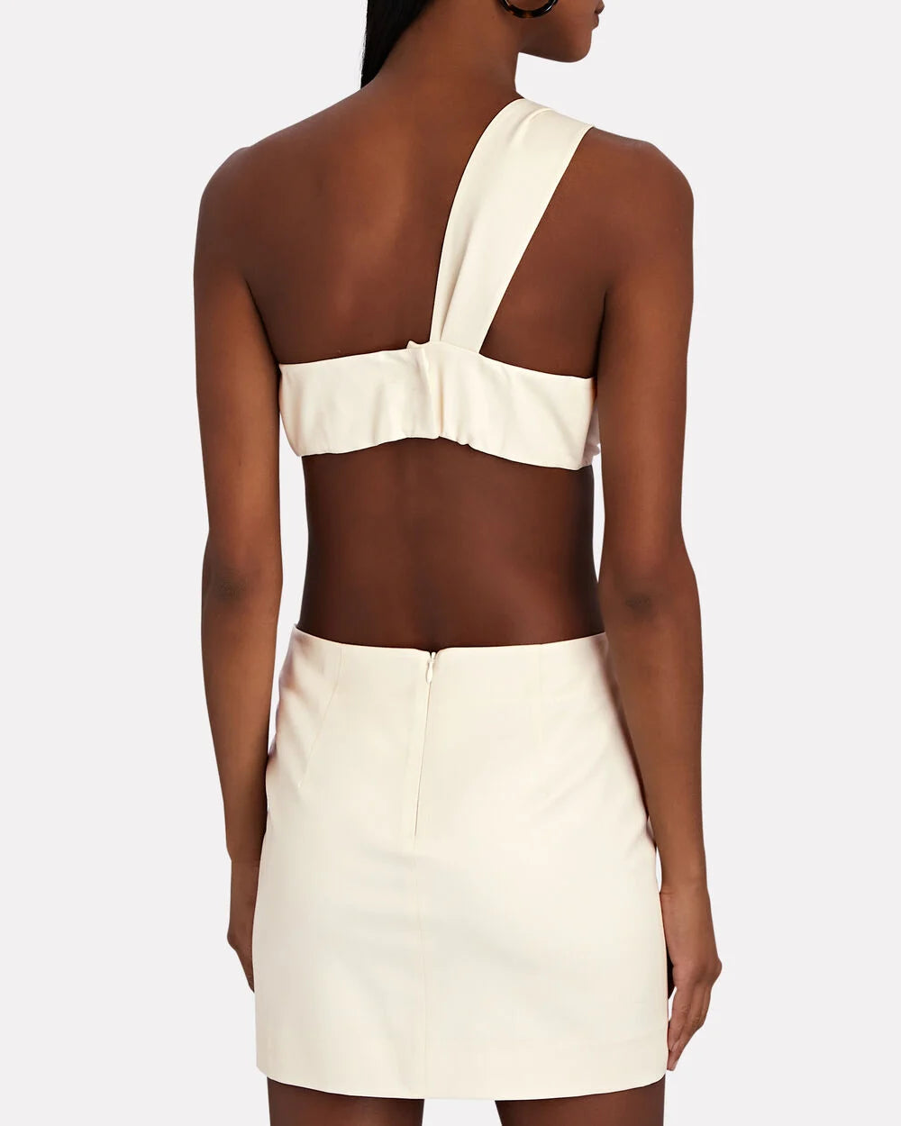 Intermix - One-Shoulder Cut-Out Mini Dress -