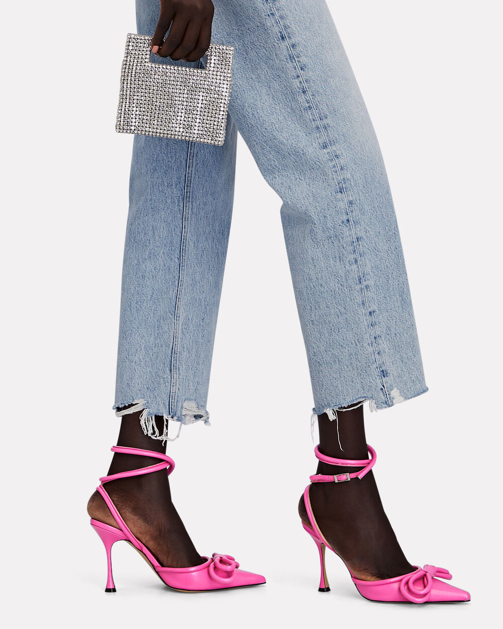 Intermix - Double Bow Leather Pumps -