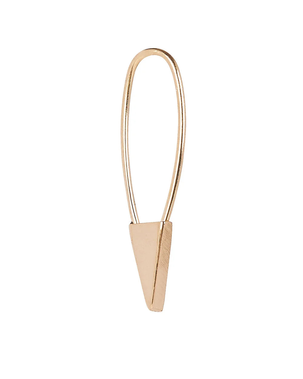 Intermix - Mini Triangle Safety Pin Single Earring -