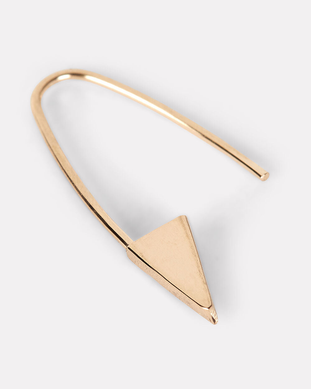 Intermix - Mini Triangle Safety Pin Single Earring -