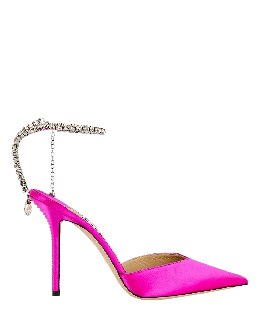 Intermix - Saeda Crystal-Embellished Satin Pumps -