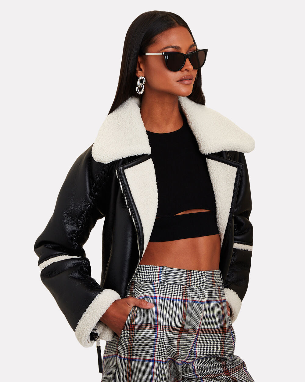 Intermix - Soft Cat-Eye Sunglasses -