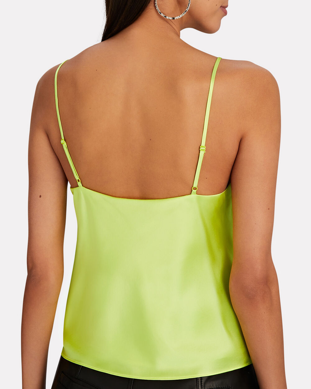 Intermix - Fayette Cowl Neck Silk Camisole -