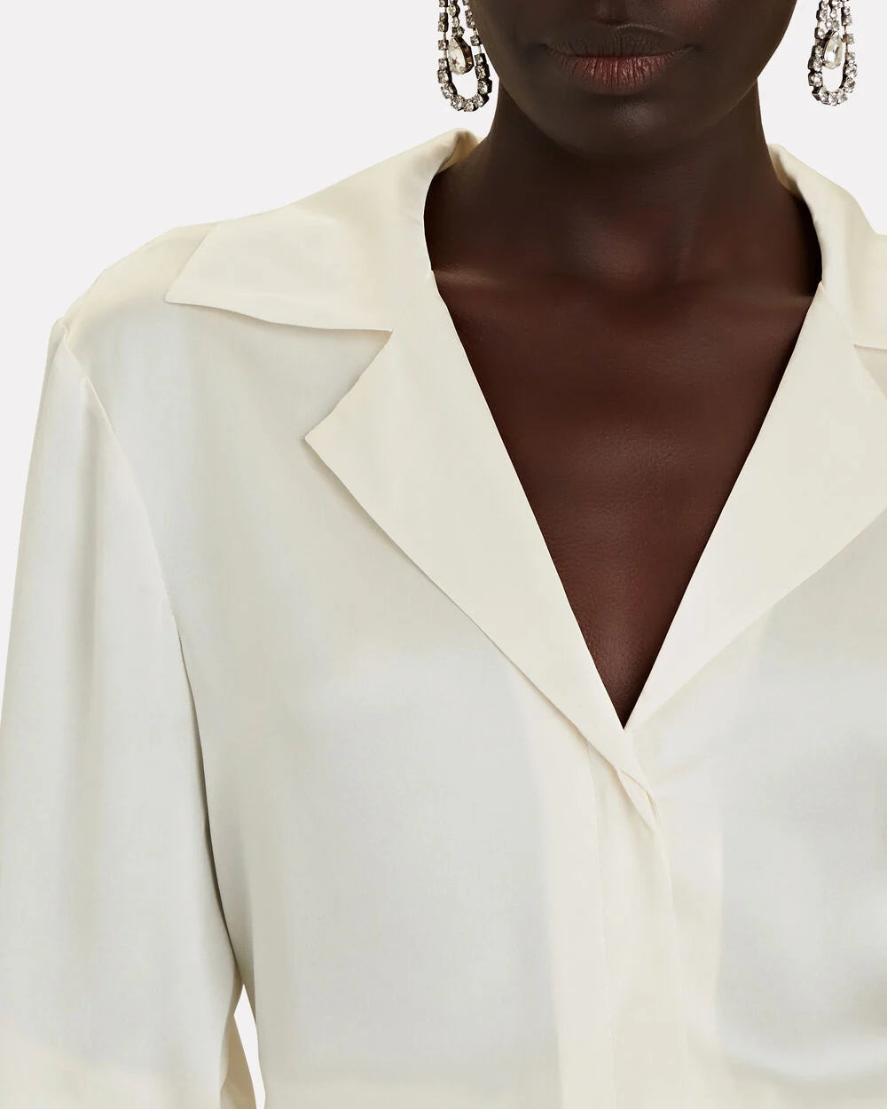 Intermix - Sean Silk Button-Down Shirt -