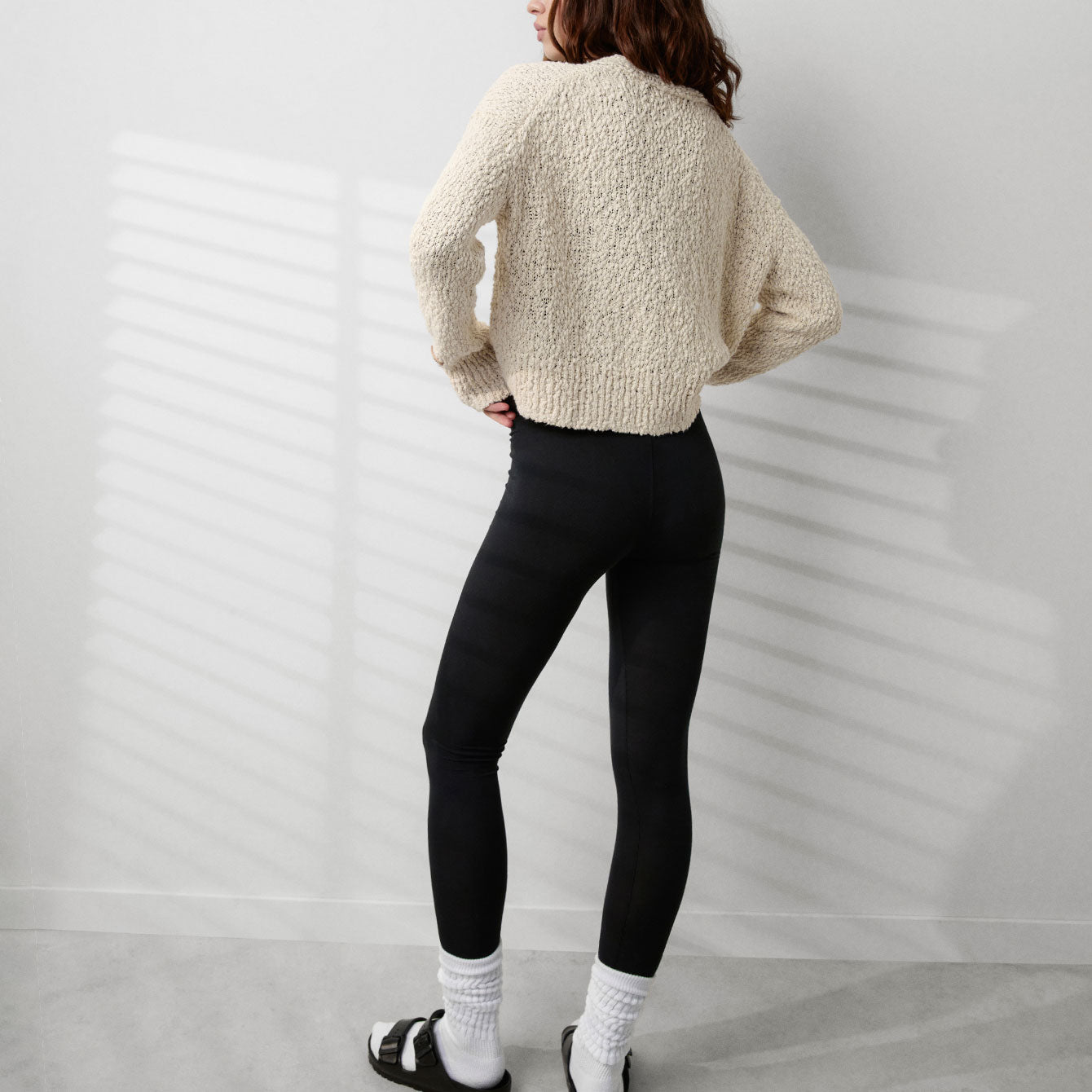 Intermix - Textured Cotton Snap Front Cardigan -