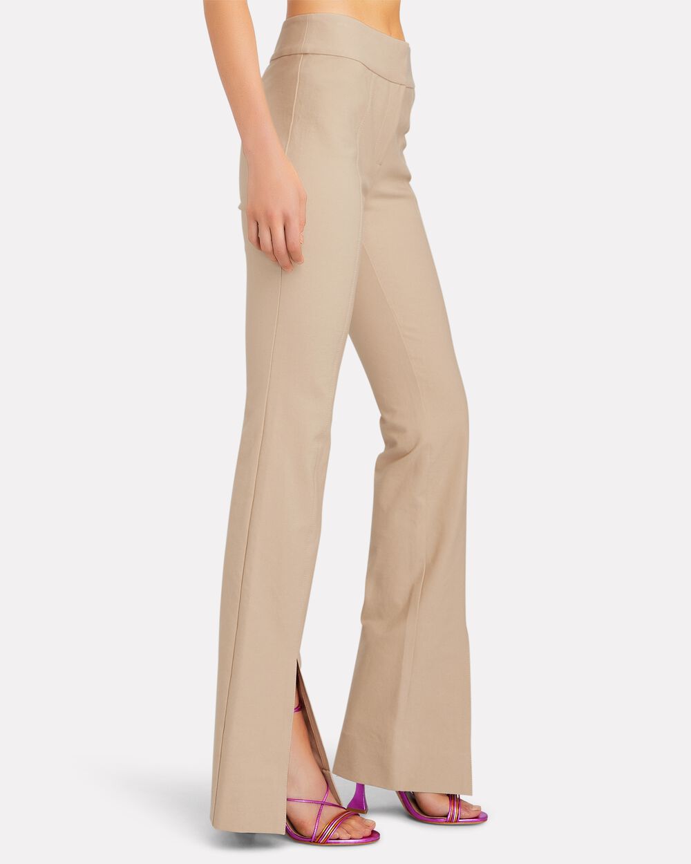 Intermix - Maeve Flared Slit Hem Trousers -