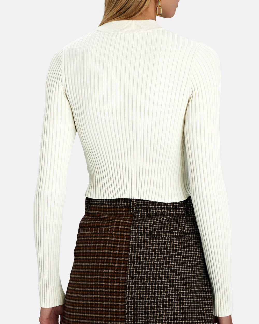 Intermix - Corset Rib Knit Top -