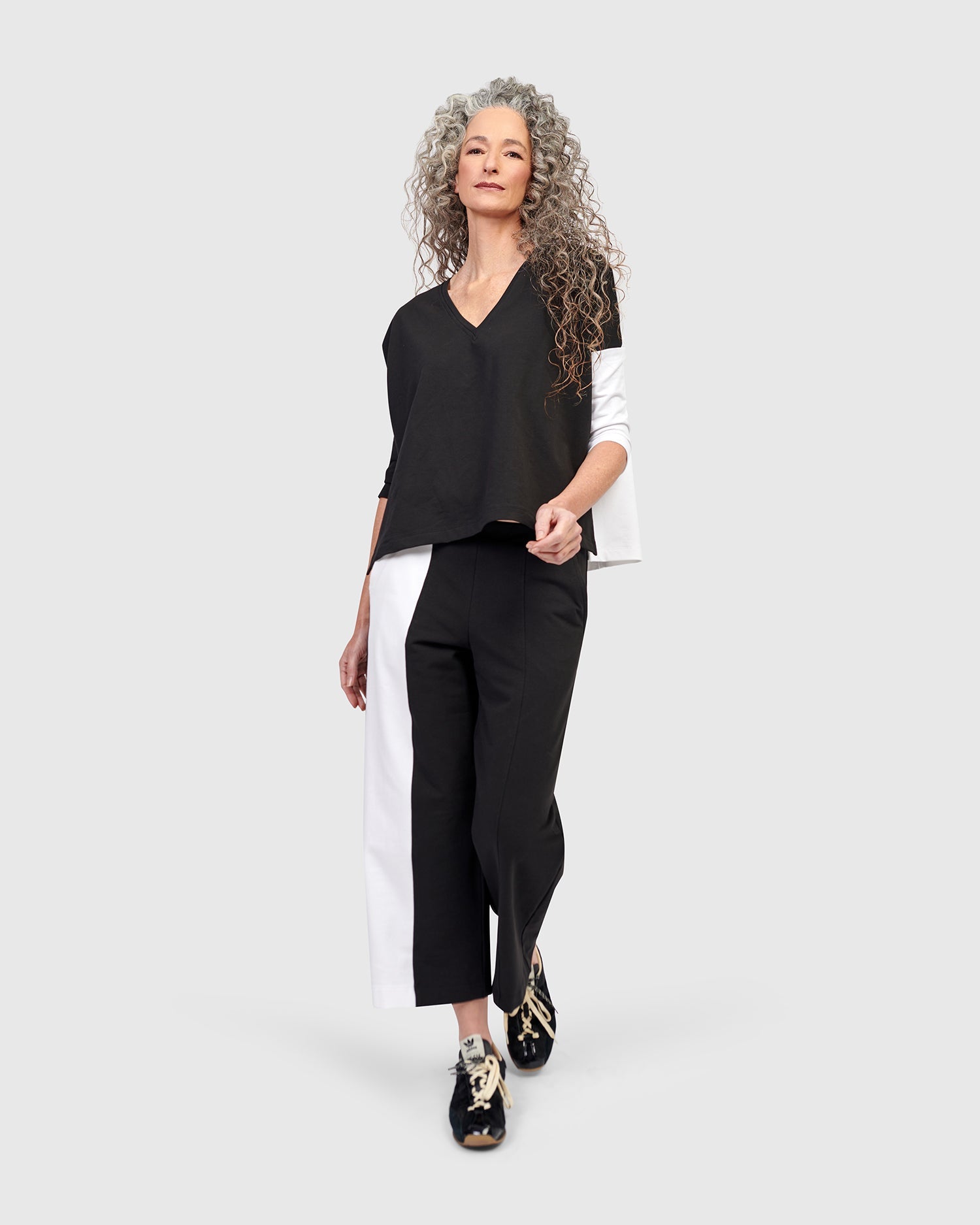 Intermix - Olivia Lounge Pants, Black/White -
