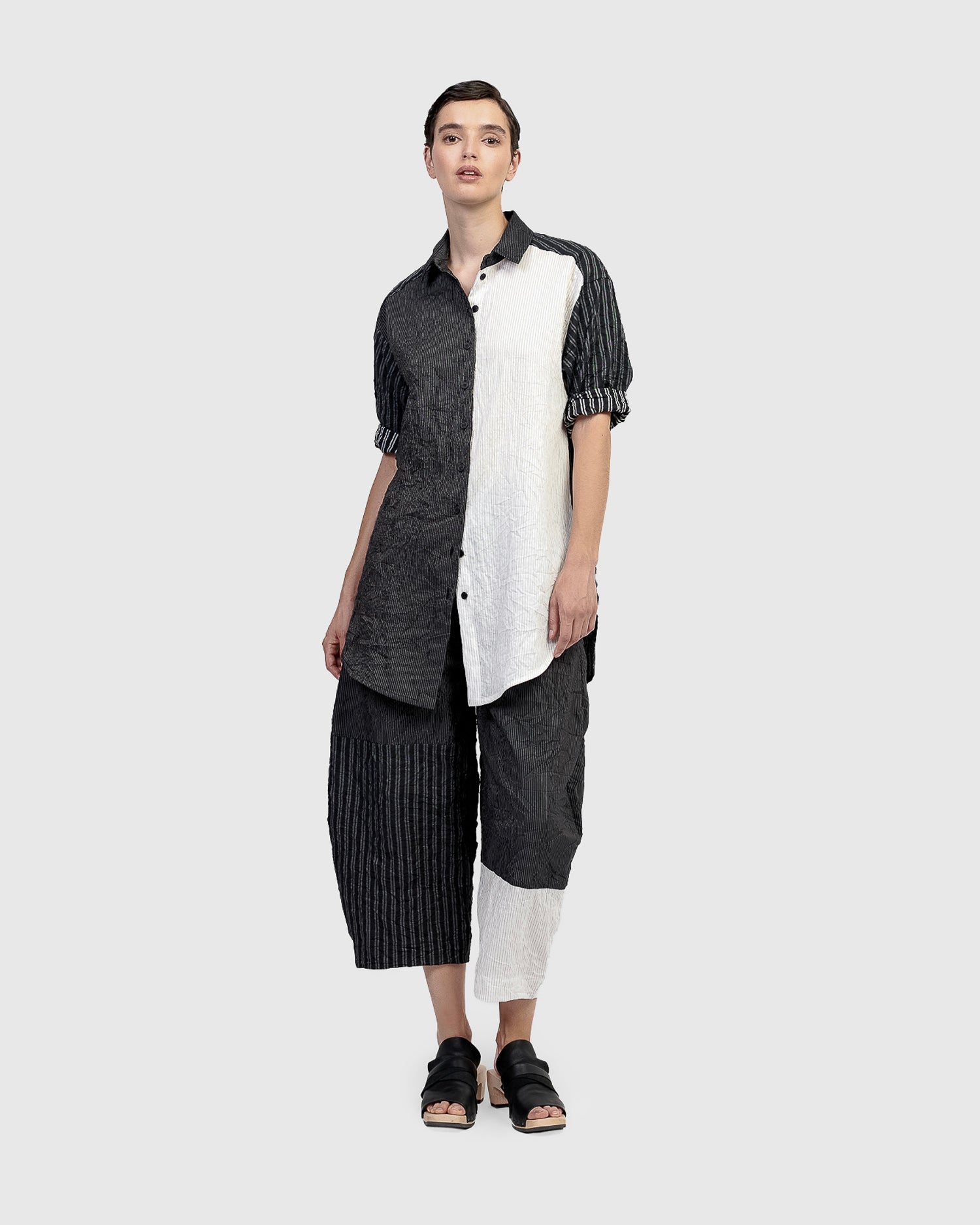 Intermix - Urban Malmo Tunic Shirt, Mono -