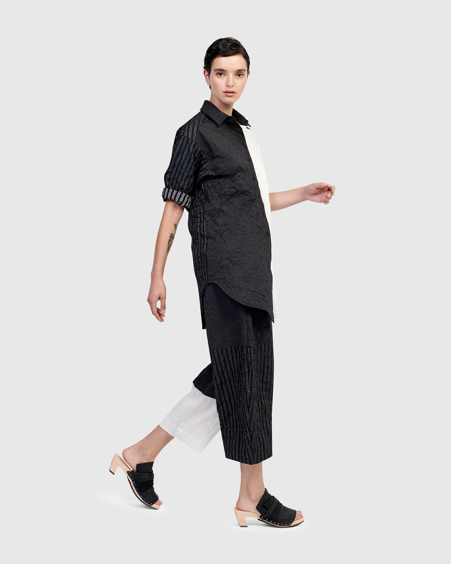 Intermix - Urban Malmo Tunic Shirt, Mono -