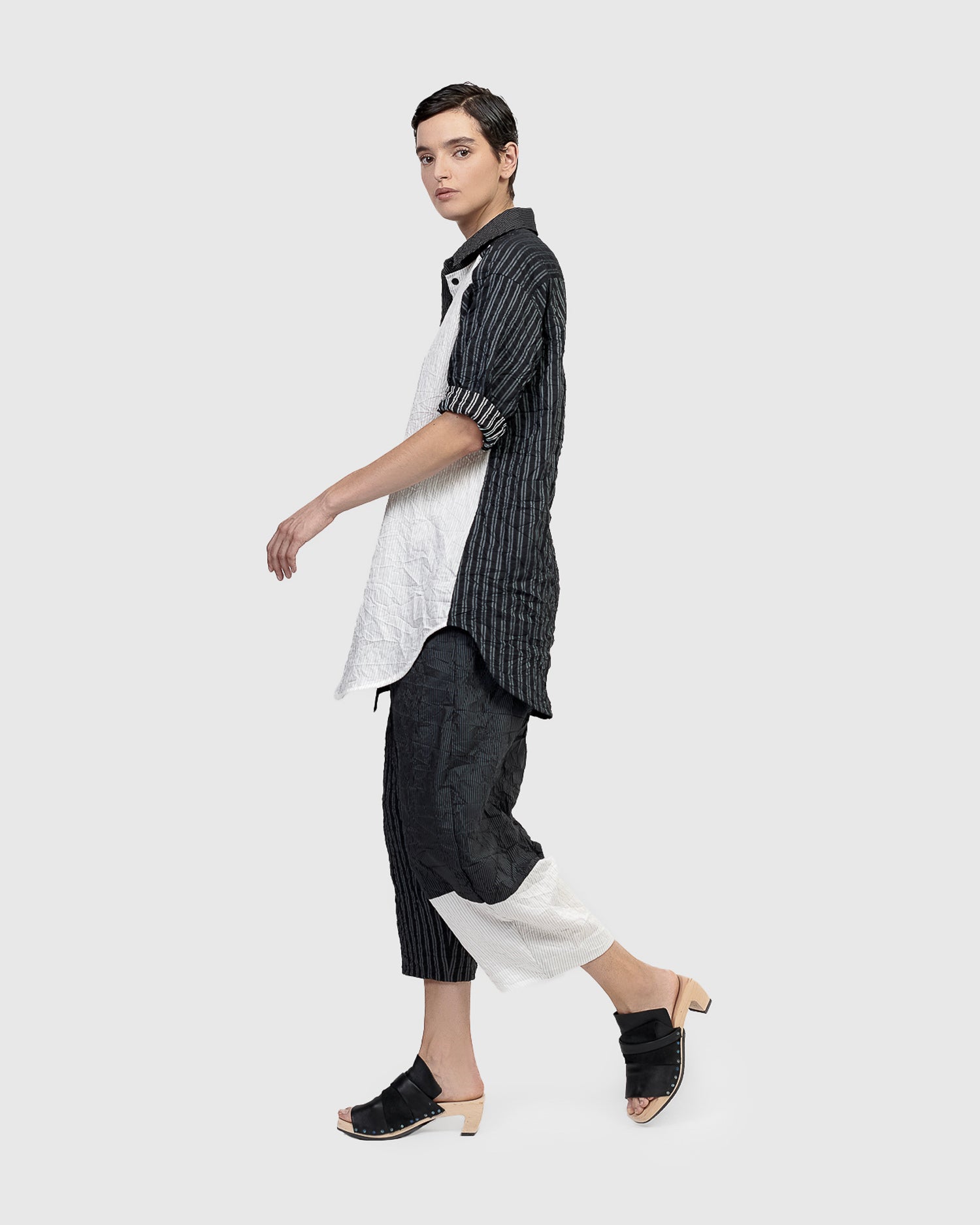 Intermix - Urban Malmo Tunic Shirt, Mono -