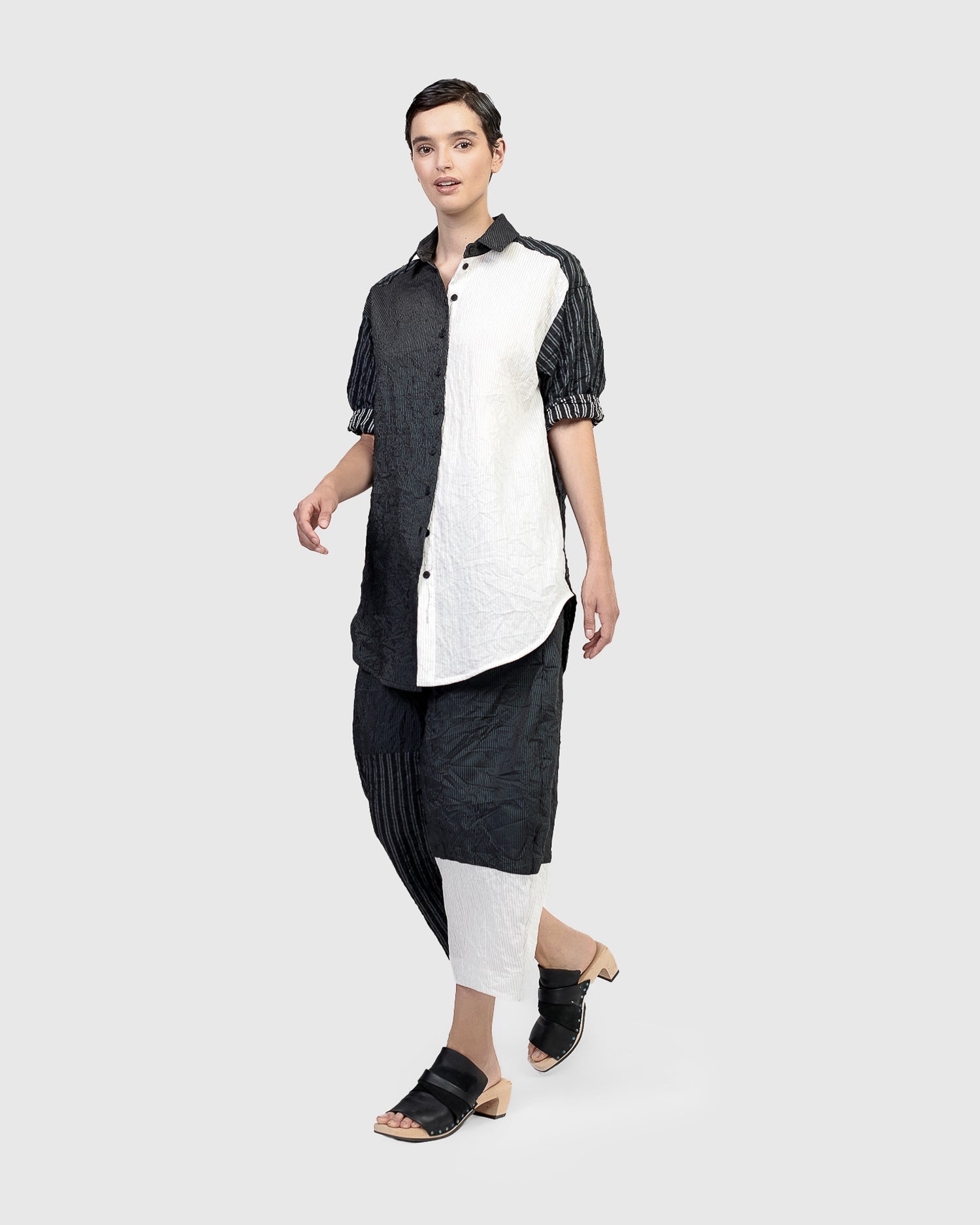 Intermix - Urban Malmo Tunic Shirt, Mono -