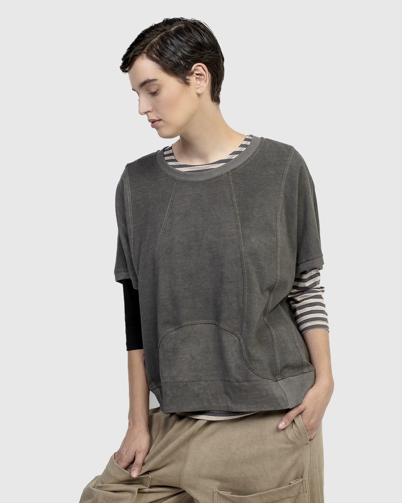 Intermix - Urban Sphinx Tee, Grey -