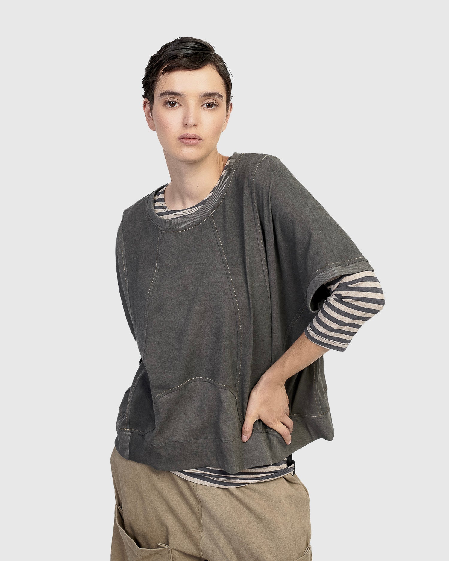 Intermix - Urban Sphinx Tee, Grey -