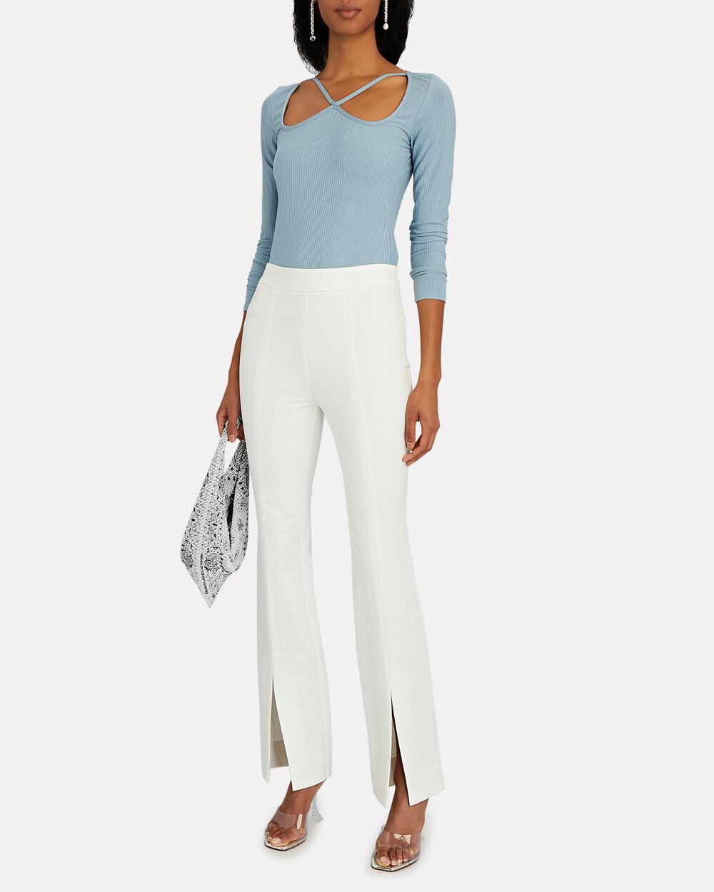 Intermix - Lucia Flared Slit Trousers -