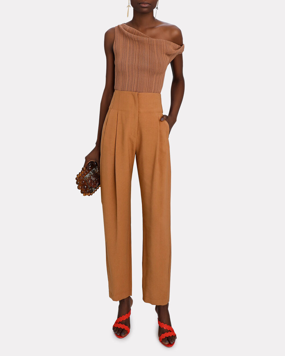 Intermix - Pleated High-Rise Trousers -