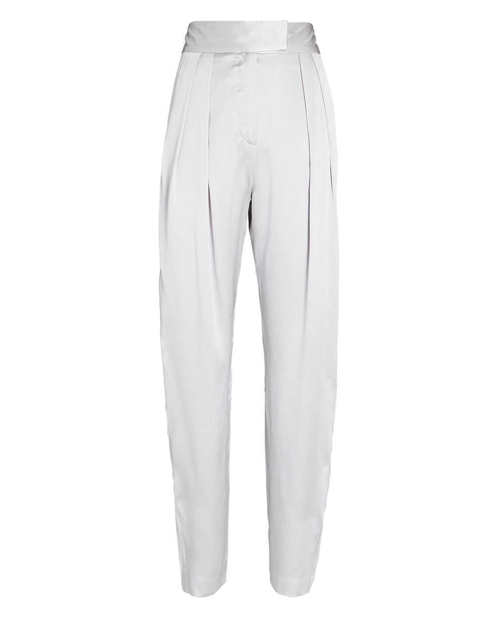 Intermix - Silk-Satin Tapered Pants -